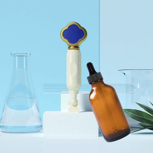 Easeen 48 Pack 4oz Amber Glass Dropper Bottles, Eye Dropper Bottles with Glass Droppers for Essential Oils, Perfumes(120ml, Amber)
