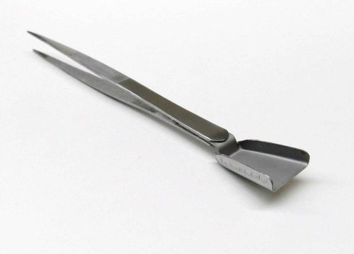 Diamond Tweezer with Scoop For Stones Bead Work Gemologist Tweezers Shovel End By JTS