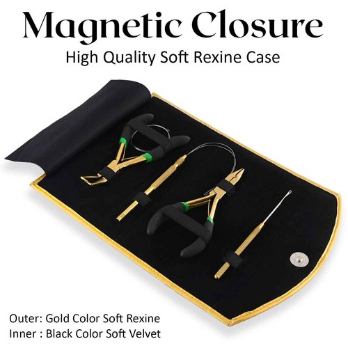Self Tanner Hair Tools Pro Hair Extension Tools Kit, Hair Extensions Remover Pliers Set, Micro Beads Hair Pulling Hook