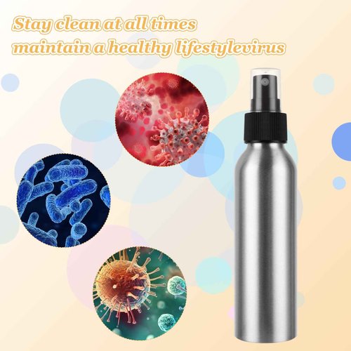 APACALI 24PCS Aluminum Spray Bottle 4oz Mini Mist Sprayer Metal Spray Bottle, Empty Spray Bottles, Reusable Bottles Small Spray Bottles for Travel, Cosmetic Perfume, Toner, Face Spray