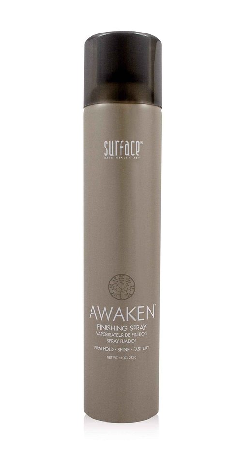 SURFACE Hair Awaken Finishing Spray, Thicken, Rejuvenate And Revitalize With A Firm Hold, Vegan And Paraben Free, 10 Fl. Oz.