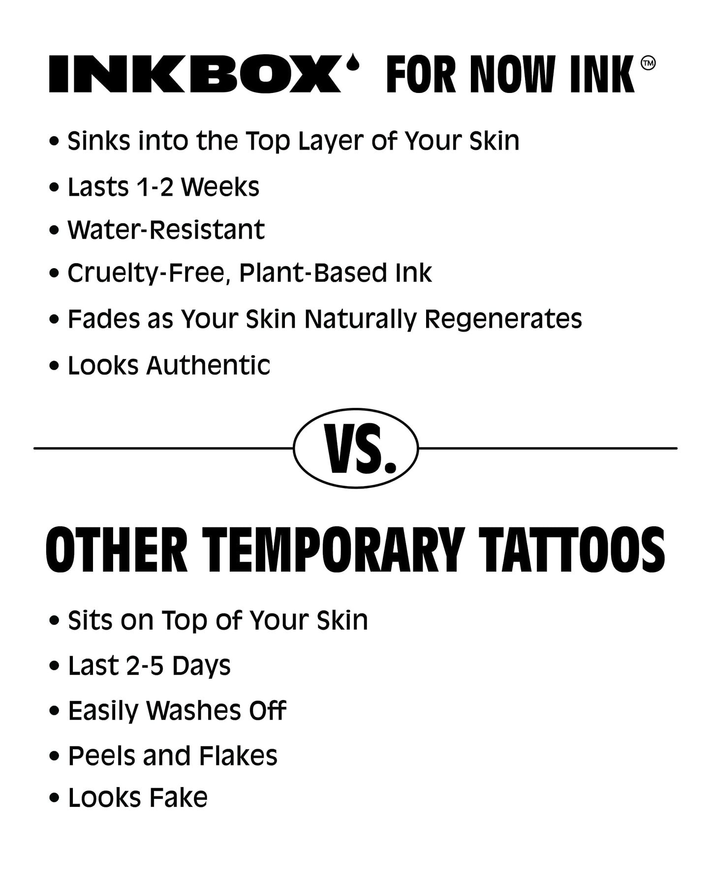 Inkbox Temporary Tattoos, Semi-Permanent Tattoo, One Premium Easy Long Lasting, Water-Resistant Temp Tattoo with For Now Ink - Lasts 1-2 Weeks, Amore Tattoo, Heartthrob, 3 x 3 in