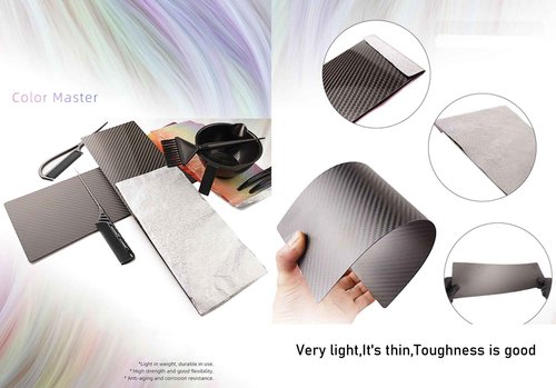 LingXuanGe Balayage Board Matte Board is a Hair Coloring Tool for Professional Salons and Hairdressers - Hair Coloring Board Coloring Dyeing Board(Matte Black J)
