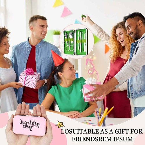 Gisafai 12 Set Employee Appreciation Inspirational Gift Set for Women Thank You Inspirational Manicure Nail Clipper Bulk for Employees Teachers Office Coworkers Nurse