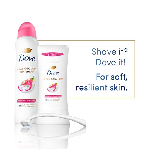 Dove Advanced Care Antiperspirant Deodorant Spray for Women 3 Pack Dragon Fruit & Coconut Cream 72 hour sweat and odor protection 3.8oz