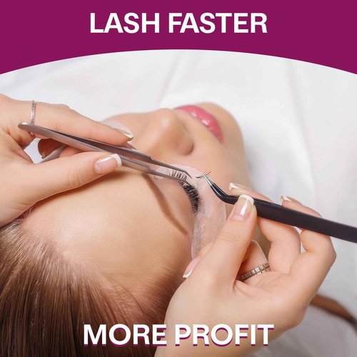 GLAMGAZE 750 Wispy Promade Fans - 5D C Curl 0.07mm Thickness 11-13mm Mixed Length - Handmade Wispy Eyelash Extensions Loose Premade Lash Fans Soft Spikes Volume Lash Natural Look