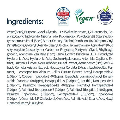 ANOTHERFACE PEPTATHENOL™ Aqua Balance Cream 1.69 Fl Oz, Peptide Moisturizer for Firm Skin, Ceramide Repairing Barrier for Anit-Aging, Hyaluronic Hydrating for Dry Skin, Vegan, Korean Skin Care