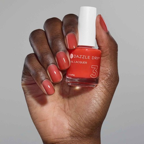 Dazzle Dry Nail Lacquer (Step 3) - Sweet and Juicy - A sheer poppy orange. Jelly. Sheer. (0.5 fl oz)