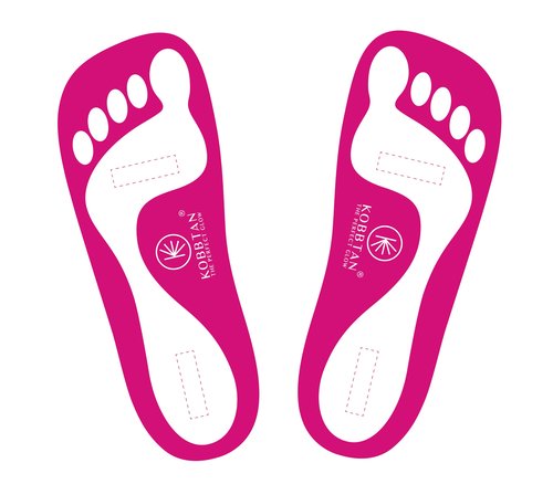KobbTan Spray Tan Feet Pads 120Pairss Disposable & Economic for Spray tanning,Use in Tanning booth,Sunless Tanning at Home or Beauty Salon-Non Slip-Comfortable-Hygienic-Ultra Bronzing (Red)