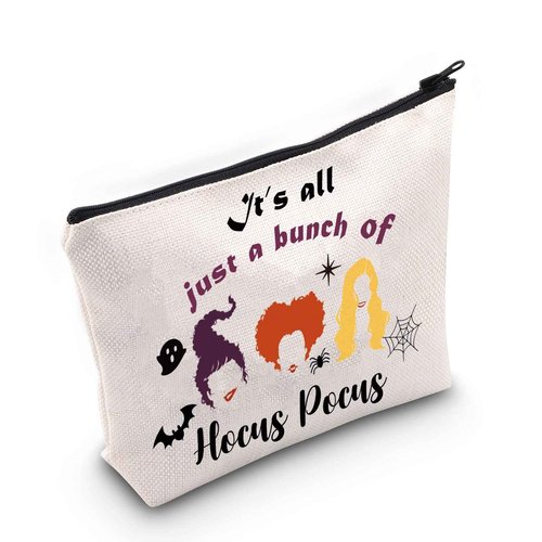 MNIGIU Hocus Movie Cosmetic Bag Sanderson Sister Gift It’s all just a Bunch of Hocus Pocus Makeup Zipper Pouch Bag for Women Halloween Party Gift (Bunch of)