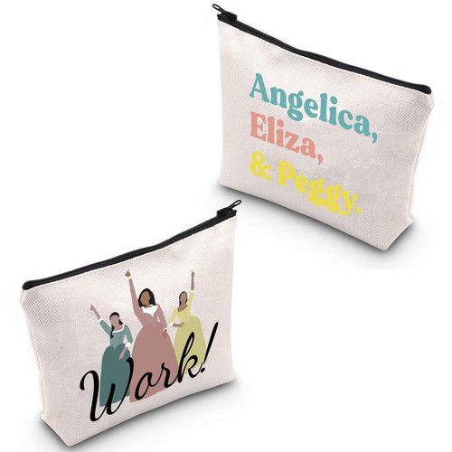 POFULL Musical Theater Lover Gift Musical Sisters Merchandise Theater Fans Gift Work Cosmetic Bag