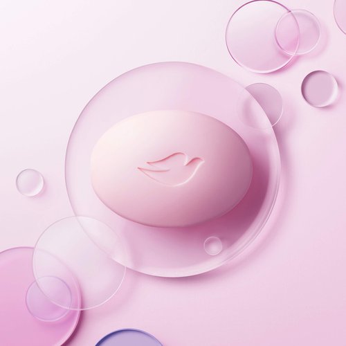 Dove Beauty Bar For Softer Skin Pink More Moisturizing Than Bar Soap 3.75 oz 20 Bars