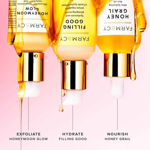 Farmacy Hydrating Face Oil - Honey Grail Nourishing Oil for Skin & Hair - Infused with Sea Buckthorn Oil, Rosehip Oil & Buckwheat Honey to Moisturize & Maintain a Healthy Skin Barrier (30ml)