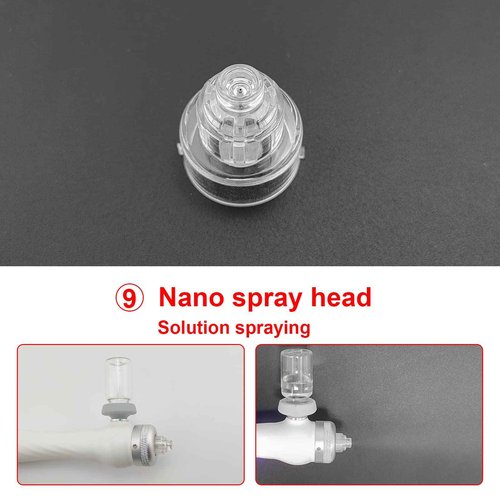Face Care Beauty Machine Spare Parts Hydro Dermabrasion Aqua Peel Water Scrub Tips Caps 6 Plastic HydraDermabrasion 2 Diamond Microdermabrasion 1 Spray Replacement Acceossories