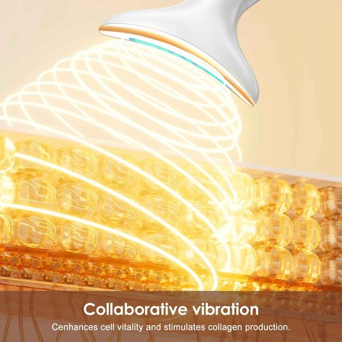 AZMAVO Facial and Neck Massager for Face, Neck & Eye - Skin Lifting & Firming - Wrinkle & Dark Circle Reducer - at Home Skin Care Face Sculpting Tool and Neck Massager