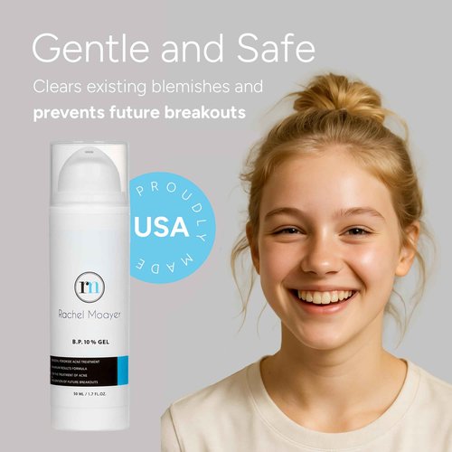 RM Benzoyl Peroxide Face and Body Gel 10% Medical grade Micronized benzoyl peroxide (without the prescription) acne treatment