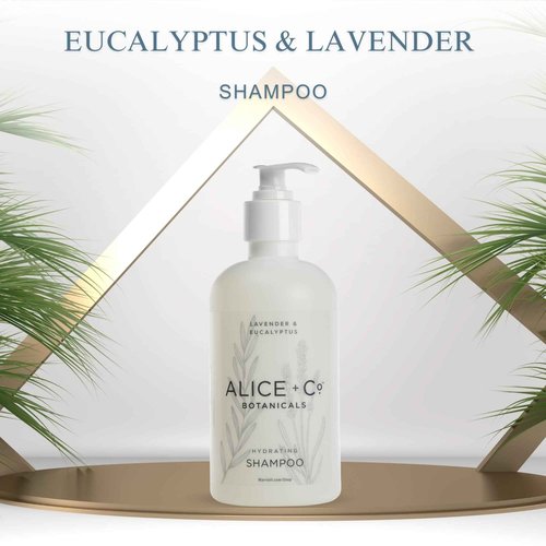Shampoo & Conditioner - Fairfield by Marriott Hotel Bath Amenities - Lavender & Eucalyptus - 8.5 oz Bottles - Hair Care Set