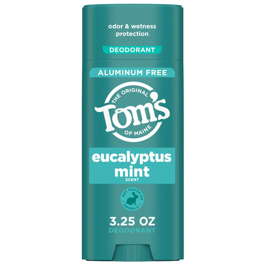 Tom's of Maine Complete Protection Aluminum-Free Natural Deodorant, Eucalyptus Mint, 3.25 OZ