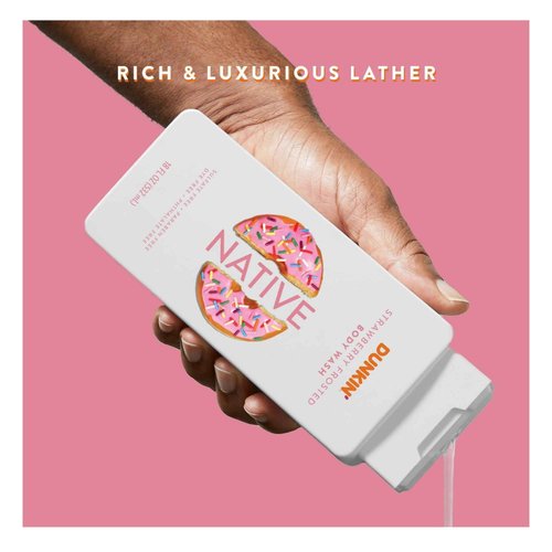 Native Body Wash Limited Edition Scents | Vanilla Sprinkle 18 oz Body Wash & Strawberry Frosted 18 oz Body Wash (Vanilla Sprinkle & Strawberry Frosted)