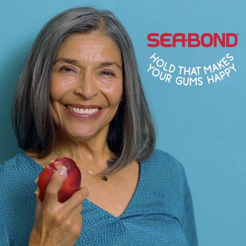 Sea-Bond Secure Denture Adhesive Seals, Original Uppers, Zinc-Free, All-Day-Hold, Mess-Free, 30 Count (Pack of 4)