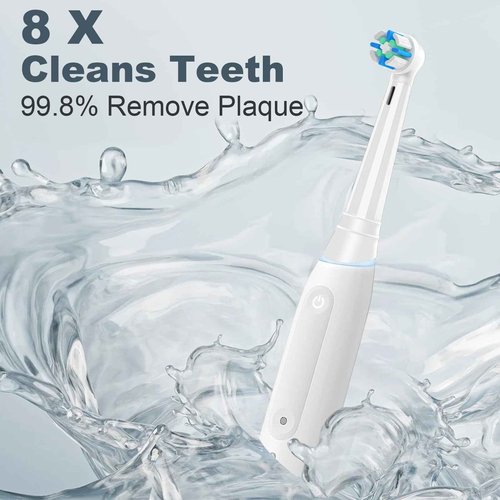 12 Pcs IO Replacement Heads Compatible with Oral B IO 2/3/4/5/6/7/8/9/10/Deep Clean Series Electric Toothbrushes, Medium Softness Brush Heads Compatible with Oral B iO (White)
