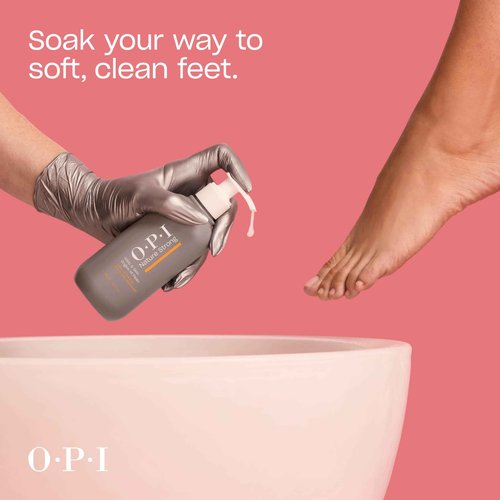 OPI Nature Strong Nails & Skin - Soften Up Pedi Soak | Skin-Softening Foot Soak | Refreshed Feeling with Relaxing Scent | 8.4 Fl Oz | 250 mL