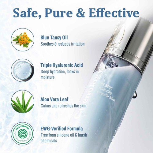 Carenology 95 - RE:BLUE Balancing Cream-In-Mist 4.05 FL/OZ, 120 ml