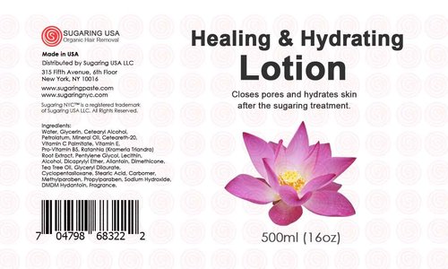 Sugaring After Treatment Healing & Hydrating Lotion 500ml. 16Oz