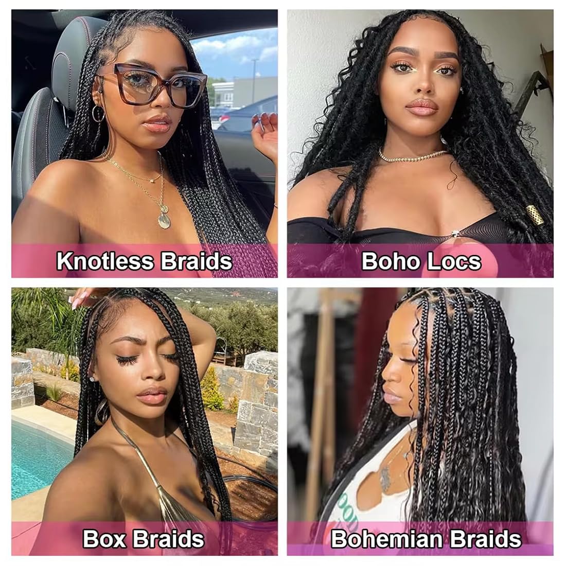 Human Braiding Hair 2 Bundles 100g 28 Inch Deep Wave Bulk Human Braiding Hair For Boho Braids No Weft Curly Boho Knotless Braids Wet And Wavy Brazilian Unprocessed Virgin Hair Extensions Natural Color