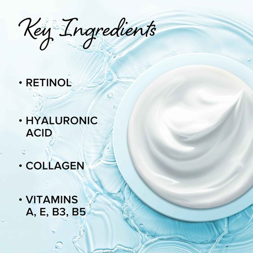 MAREE Bundle - Hair Styling Capsules & Face Moisturizer Collagen Cream - Keratin, Jojoba & Argan Oil, Hyaluronic Acid & Retinol - Leave-in Anti Frizz Conditioner & Anti Aging Face Cream with Vitamins