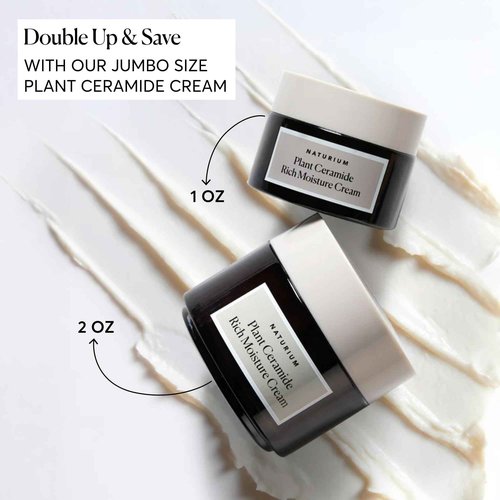 Naturium Plant Ceramide Rich Moisture Cream, Hydrating & Anti-Aging Skincare, 1.7 oz