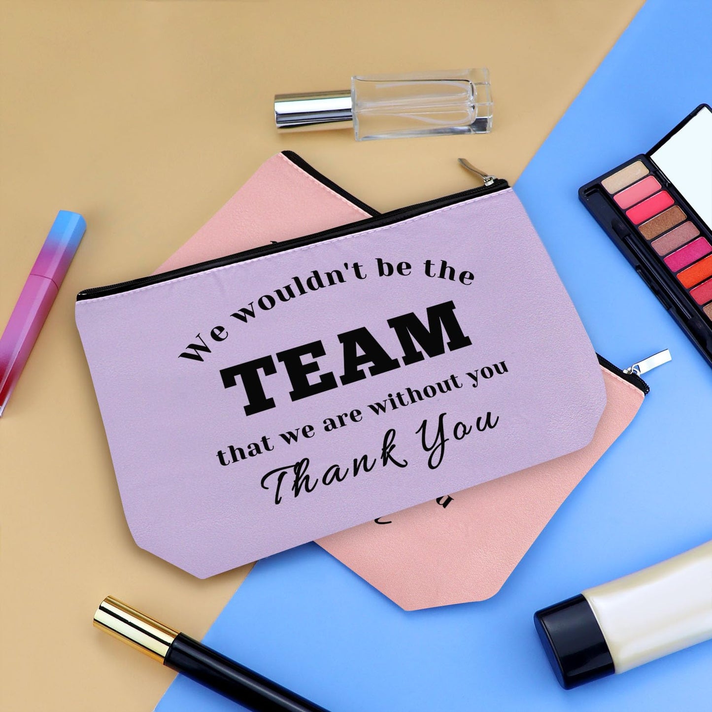 Thank You Gift for Team Leader Boss Makeup Bag Coworker Leaving Gift Basketball Soccer Coach Leader Employee Supervisor Appreciation Gift Cosmetic Bag Boss Day Birthday Thanksgiving Retirement Gift