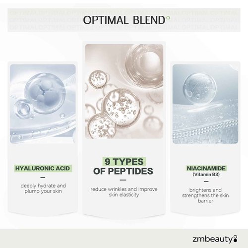 ZMbeauty Collagen Face Mask, Bio-Collagen Mask Overnight for Skin Care, Anti-Wrinkle Facial Sheet Mask with 9 Peptides for Elasticity & Moisturizing, Collagen Night Wrapping Mask