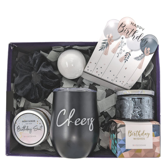 ROSEGEMM Birthday Gifts For Women- Your Best Friend, Sister, Mom, Wife, Or Any Female! Give A Gift That Shows You Care! Unique Package For Self Care, Relaxing For Her Special Bday! Cute For Any Woman!