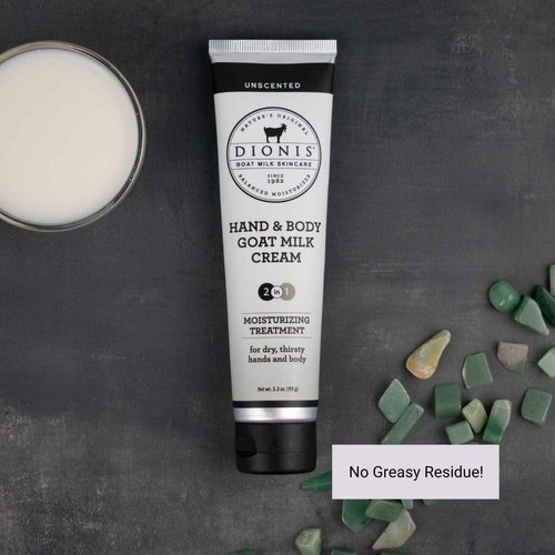 Dionis Goat Milk Skincare Unscented Lotion 8.5oz, Hand & Body Cream 3.3oz and Bar Soap 6oz Bundle