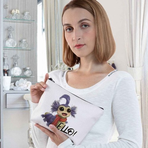 WZMPA Ello Cosmetic Bag Movie Fans Gifts Movie Inspired Makeup Zipper Pouch Bag For Women Girls (Ello)