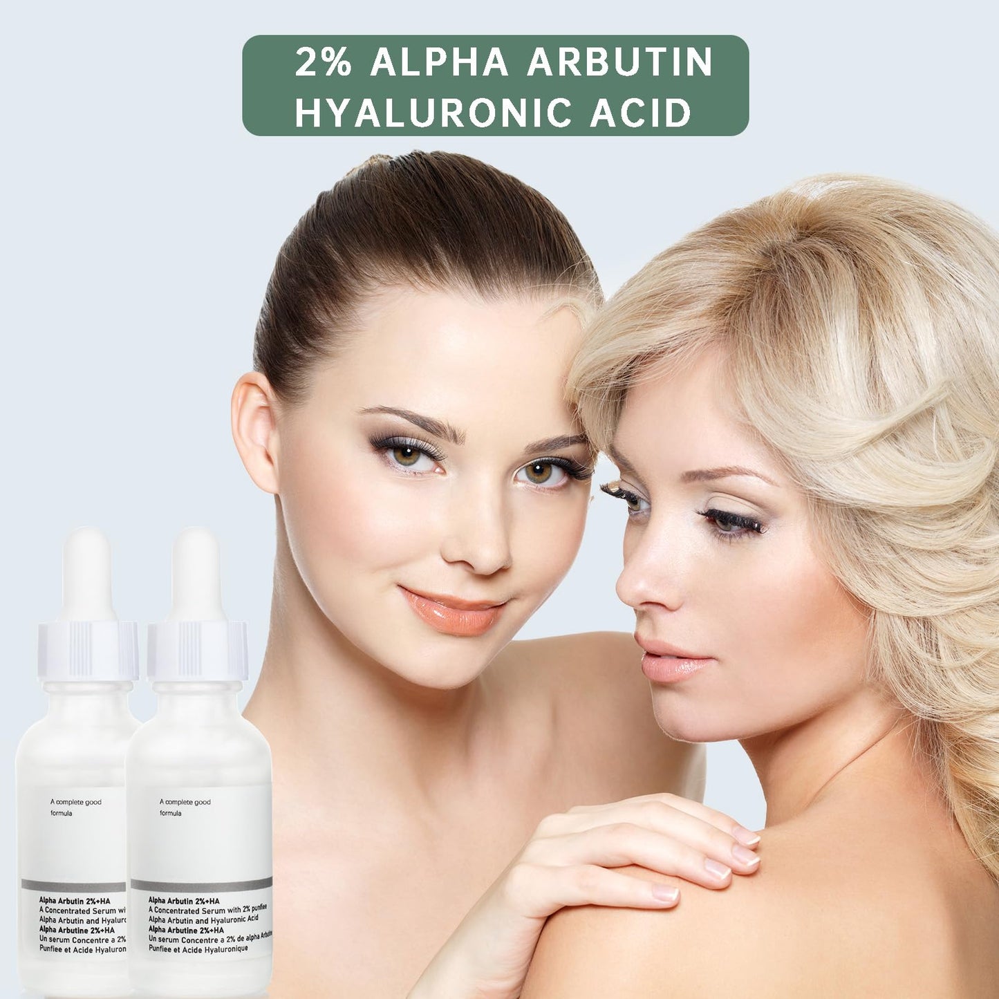 2Pcs Arbutin Serum - Double Nourishment, Deep Moisturizing, Alpha Arbutin Serum for Supple and Hydrated Skin.