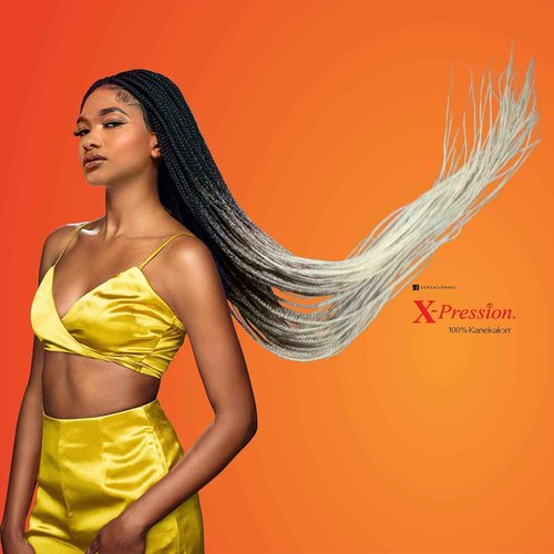 Sensationnal Braids XPRESSION 3X Pre-Stretched Braid 58 inches (5-pack, 4)