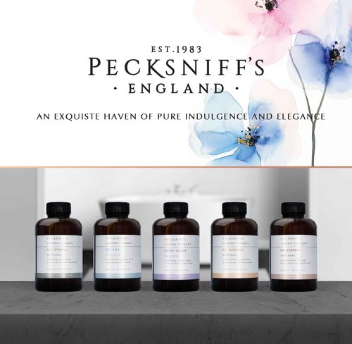 Pecksniff's Aroma:Therapy Deep-Sleep Bath Soak Decanter | 500ml/16.9 Fl Oz