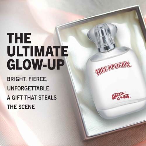 True Religion Hippie Chic Eau De Parfum Spray for Women - Perfume for Women, Fruity Floral Fragrance w/ Jasmine, Sandalwood & Vanilla, EDT, Designer Scent for Her, Long Lasting - 3.4 fl oz (100 mL)