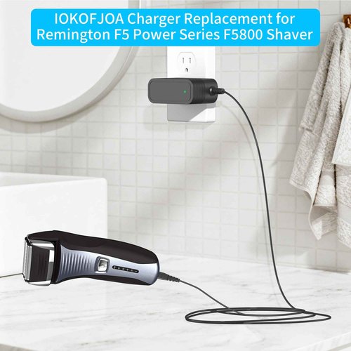 Charger for Remington Shaver for Replacement F5-5800 F5800 F5790 F4790 R5150 R6130 R-6150 MS2-390 MS3-2700 MS680 R9100 Shaver, Electric Razor Power Cord Adapter