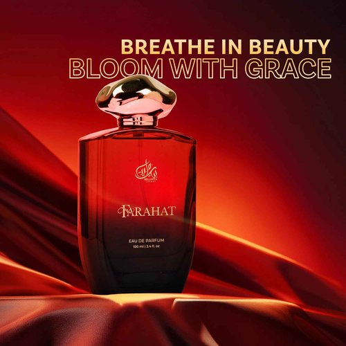 Bella Vita Luxury FARAHAT Unisex Fragrance | EDP Perfume for Men and Women | Amber Top Note | 100 ml pack | 3.4 Fl. Oz. | Woody and Amber notes | Gift for Men and Women | Eau de Parfum