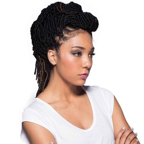 Bobbi Boss Synthetic Hair Crochet Braids African Roots Braid Collection Nu Locs 14" (6-PACK, M27/GOLD)