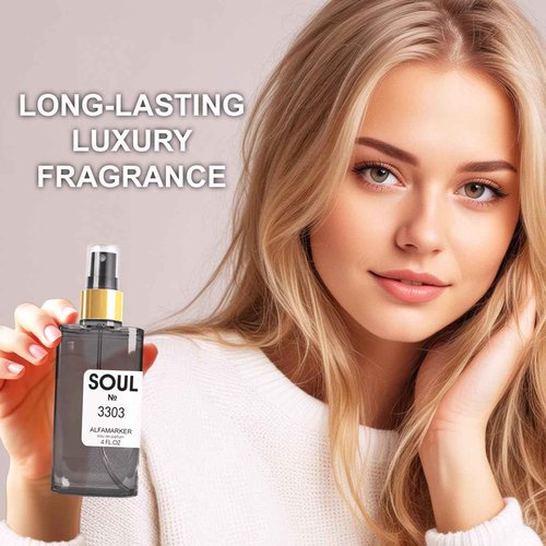 ALFAMARKER SOUL №3104 Central Molecule | Unisex Perfume for Women & Men | Long Lasting Eau de Parfum Spray 4.0 Fl Oz / 120 ml | Boutique-Inspired Oriental Women’s Fragrance