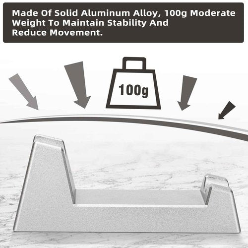 LANGZIHT Solid Aluminum Alloy Razor Stand - for Henson AL13 / AL13-M / Ti22 - 100g Weight - Ensuring Stability, Minimizing Movement - Excluding Razors