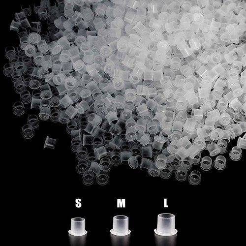 Tattoo Ink Caps - SOTICA 1000pcs Tattoo Ink Cups with Base Mixed Size #11 Small #14 Medium #17 Large Plastic Tattoo Caps for Ink Tattoo Supplies (1000pcs Mixed)