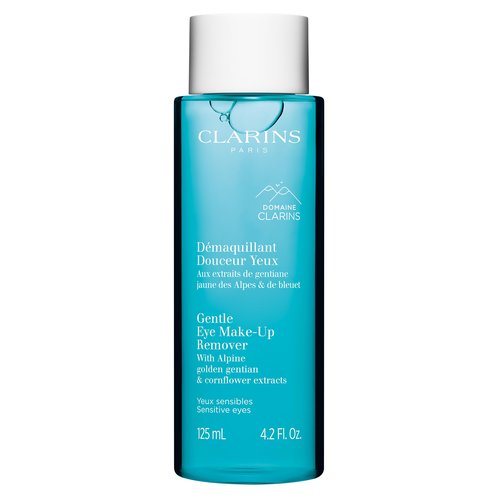 Clarins Gentle Eye Make-Up Remover | Removes Light To Medium Eye Make-Up | Cleanses, Soothes and Softens | Conditions Lashes | Oil-Free | Ophthalmologist Tested | All Skin Types | 4.2 Fluid Ounces
