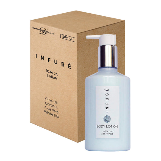 Terra Pure Infuse Lotion, Retail Size Hotel Amenities, 10.14 oz. (Single)