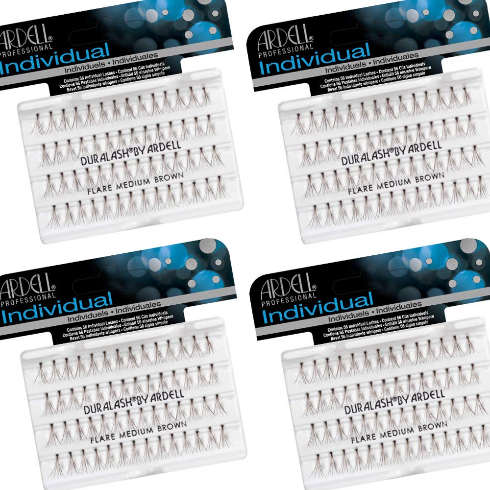 Ardell False Eyelashes Medium Brown 4 Pack