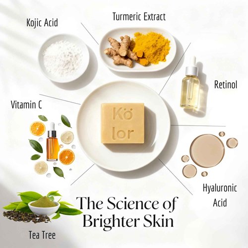 Kojic & Turmeric 300g Korean Formula 42 Professional Grade Ingredients Face and Body Bar Soap – Skin Care Bar with Salicylic Acid, Vitamin C, Retinol – Gentle Cleansing and Hydration All Skin Types